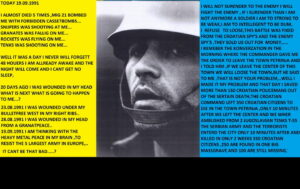 War photographs, 1991–1992, with the author’s captions — image 93