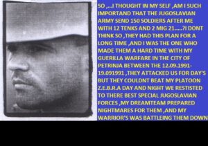 War photographs, 1991–1992, with the author’s captions — image 100