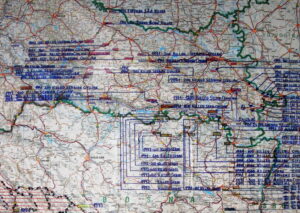 Maps, annotated images and statements, 2011–2012 — image 32